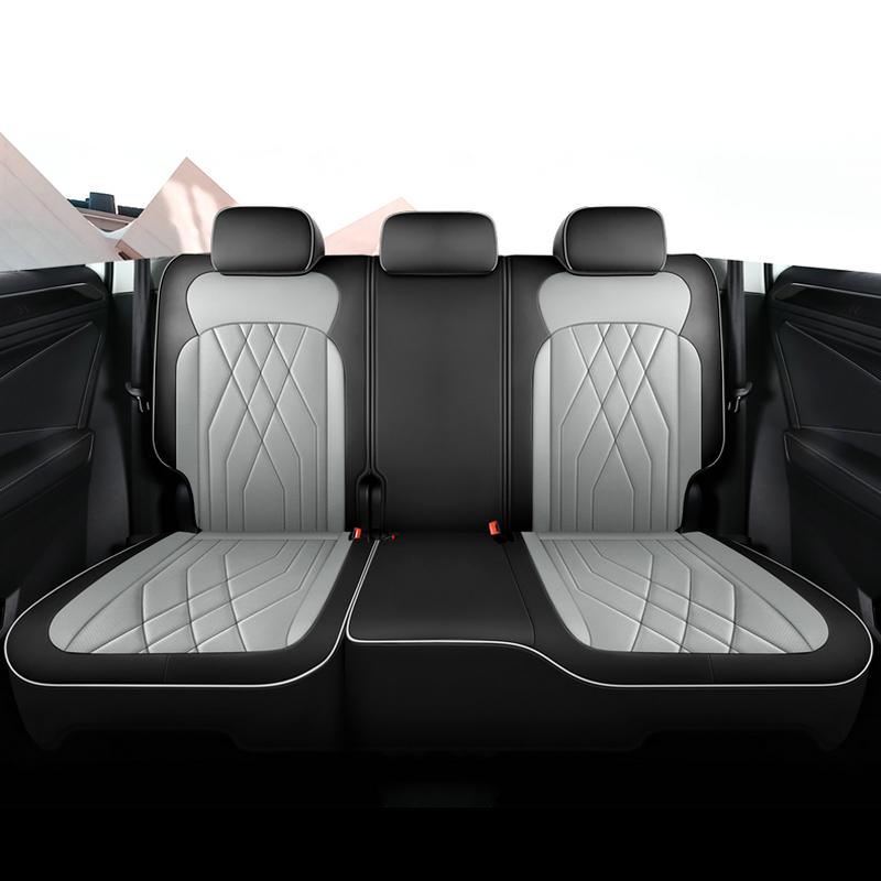 Full Coverage Luxury Car Special Seat Covers For Volkswagen VW Tiguan L 2017-2025 Waterproof PU Leather Non-slip Auto Parts
