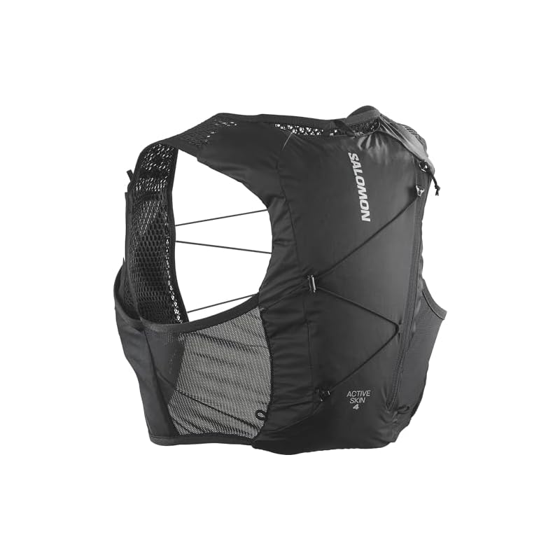 [Salomon] Hydration Backpack ACT SKIN 4 NO FLASKS LC2205400 Unisex BLACK/METAL M