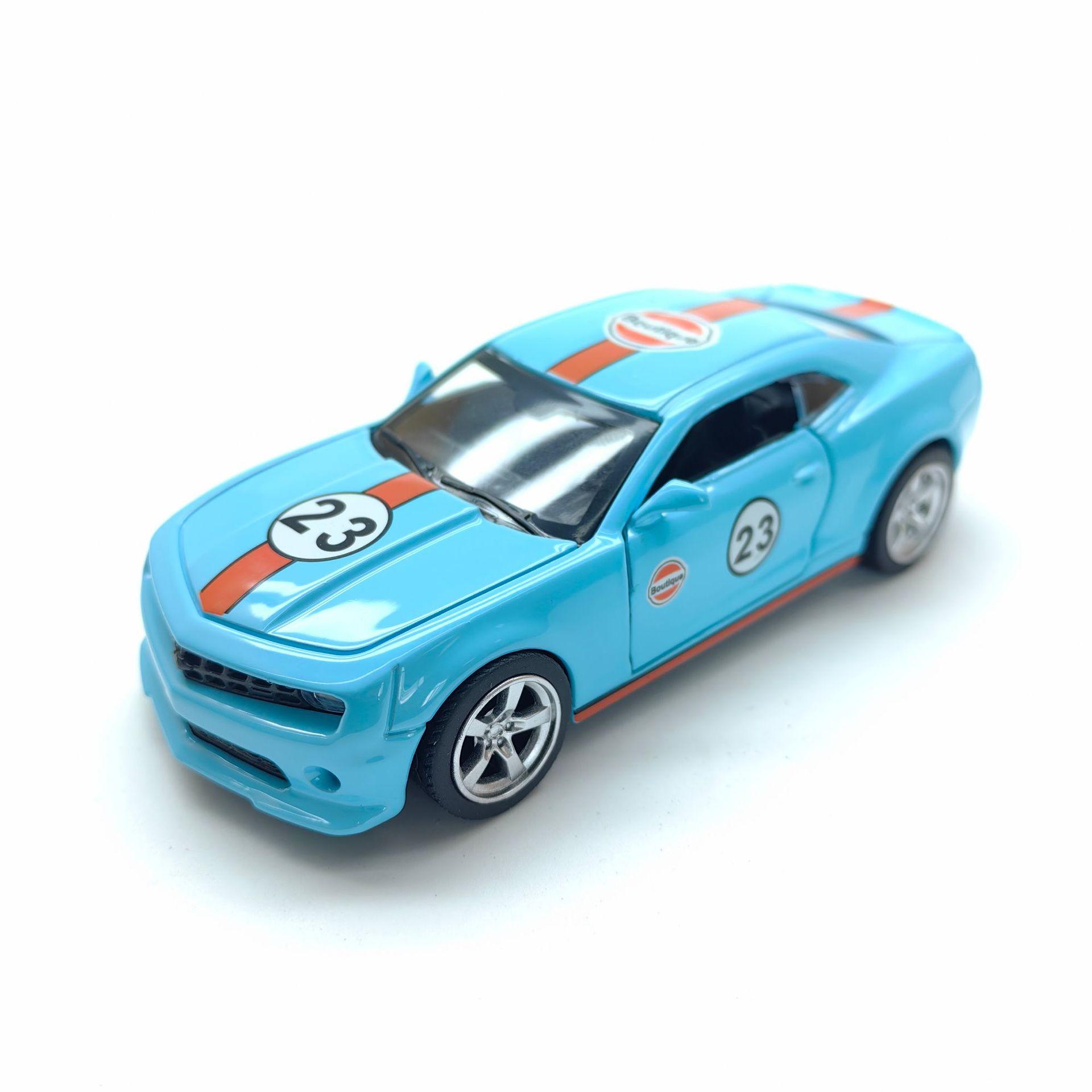 

1:32 alloy car model pull back function collection ornament boys toy car светло-синий
