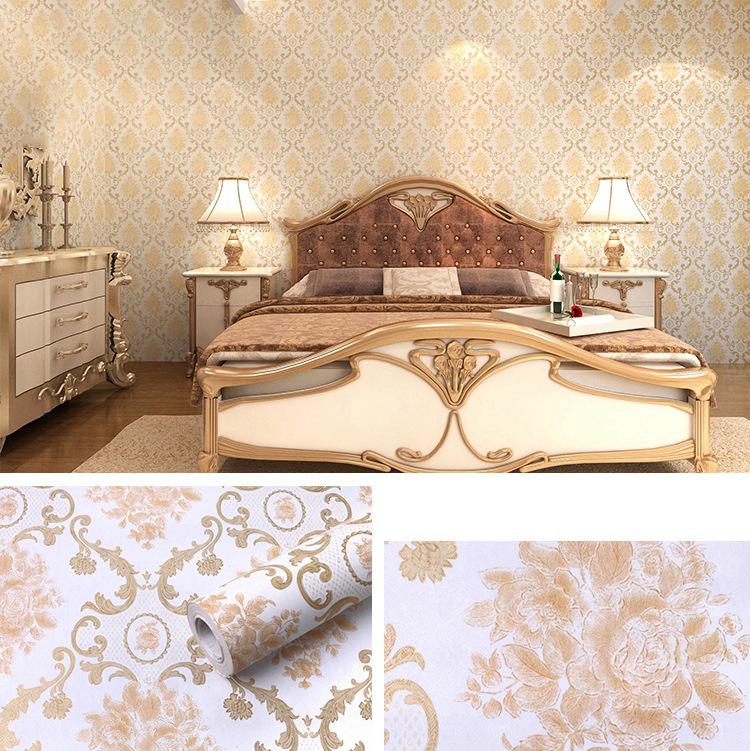 

10м/20м ПВХ утолщенный европейский винтажный цветочный принт фон самоклеящиеся обои наклейки для ремонта отель домашний декор 20M