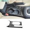 Carbon Fiber Central Console Water Cup Trim For Volkswagen Jetta MK6 2012-2014