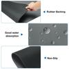 Uxcell Coffee Quick Dry Dish Drying Stain Rubber Absorbent Mat for Coffee Kitchen Counter Coffee Kitchen Draining 80 X 40 Dark Grey Mat, Mat, Hider,
