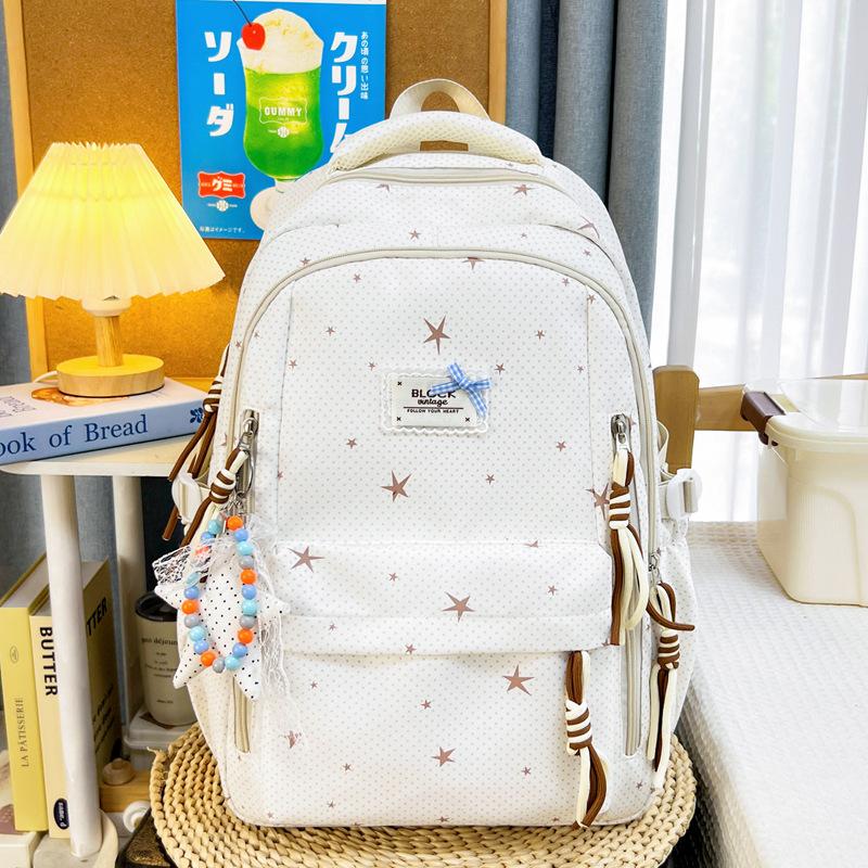Schoolbag schoolbag for girls Junior high school students High value large capacity Primary school students 3rd to 6th grade girls High school