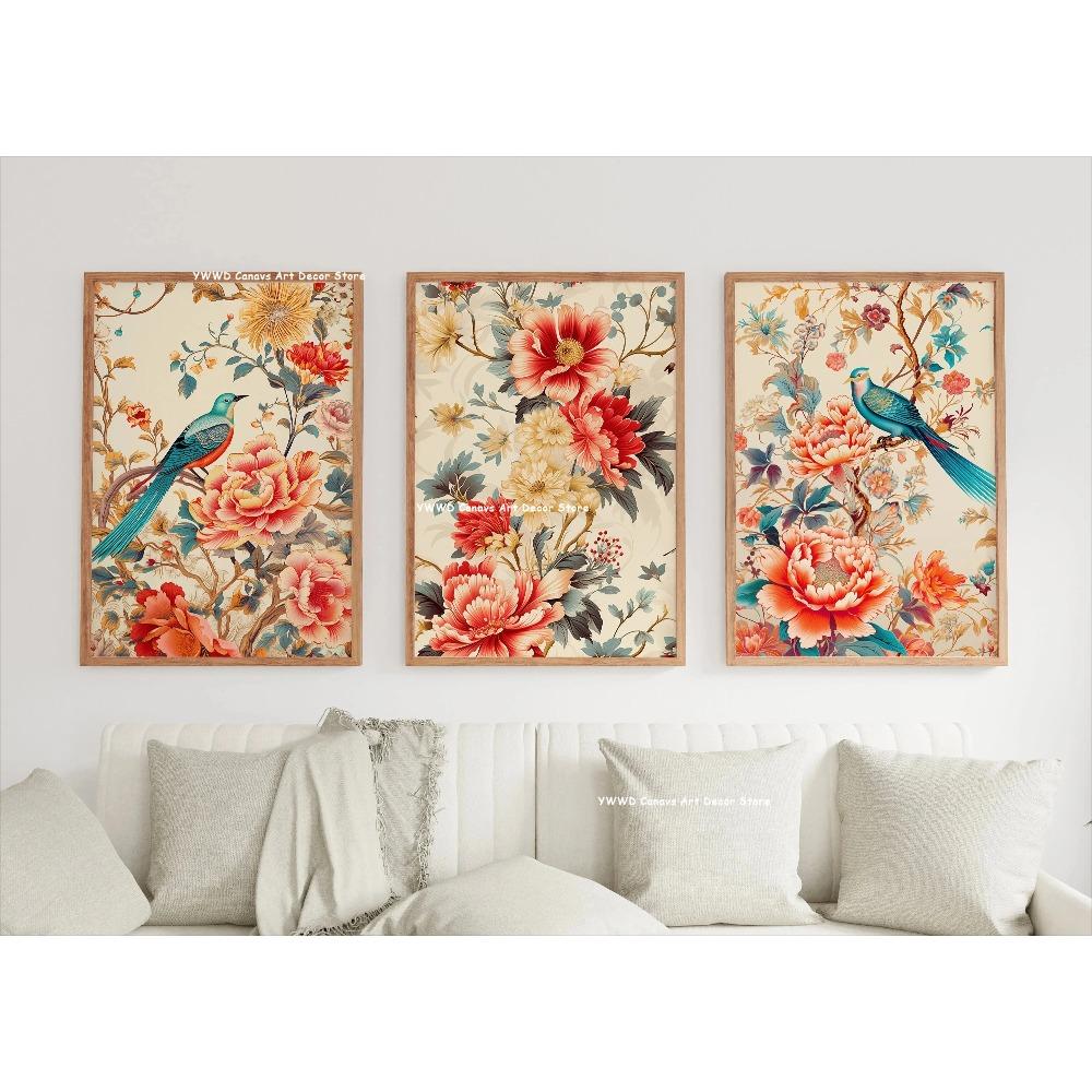 3pcs/set Japanese Mountain Landscape Zen Art Canvas Prints Forest Landscape Wall Art Posters Suitable for Modern Home Decor Gift