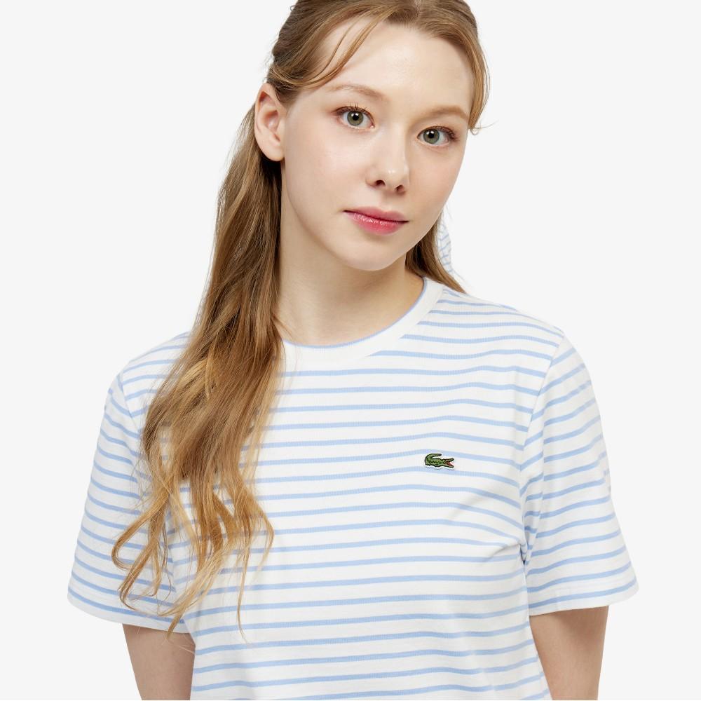 [lacoste] Women's Striped Short-Sleeve T-shirt TF262E-56GAEY
