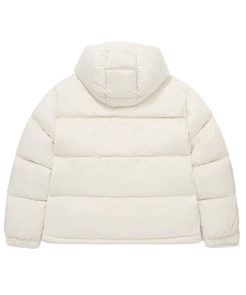 Covernat 24Fw Rds Civic Origin Hooded Short Puffer Ivory