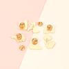 Funny Cat Brooch Play Music Drink Water Kitty Cartoon Animal Enamel Pins Bag Clothes Lapel Pin Cute Badge Jewelry Gift for Kids