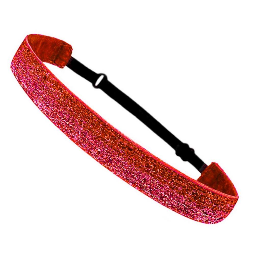 

Soft Elastic Sweat Headband for Women Men, Sports Hair Accessories вина червоного кольору