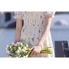 Orchid Dress Square Neck Small Fresh Floral Dress Mori 2026 Printed Bubble Sleeve First Love Fairy Short Sleeve Dress Summe