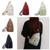 PU Leather Bohemian Chest Bag Vintage Outdoor Shoulder Bag Multifunctional Women's Handbag  Camping
