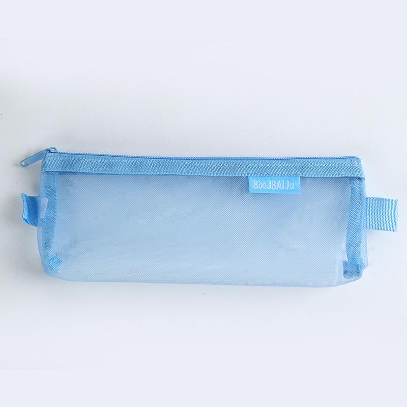 Large Capacity Custom Transparent Mesh Pencil Case with Logo