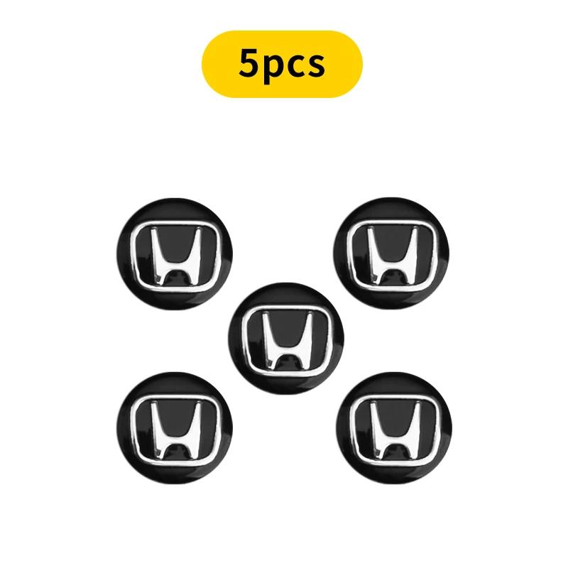 

5/10PCS Car Remote Key Sticker Emblem Decoration Decal Decorat Accessory For Honda Civic Fit Jazz Accord Pilot CRV Odyssey City