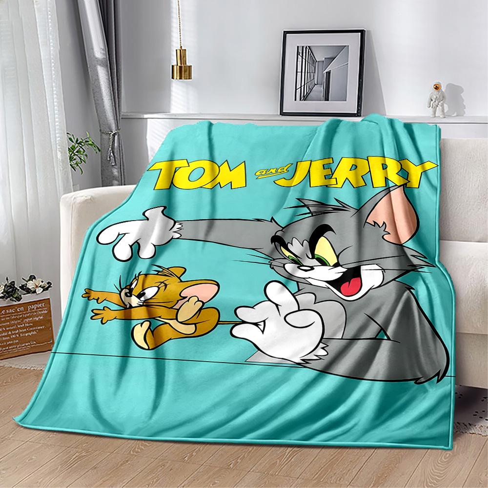 Tom And Jerry Adventure Suitable blanket for offices, travel, living rooms also a good gift for friends and family Suitable for all seasons.