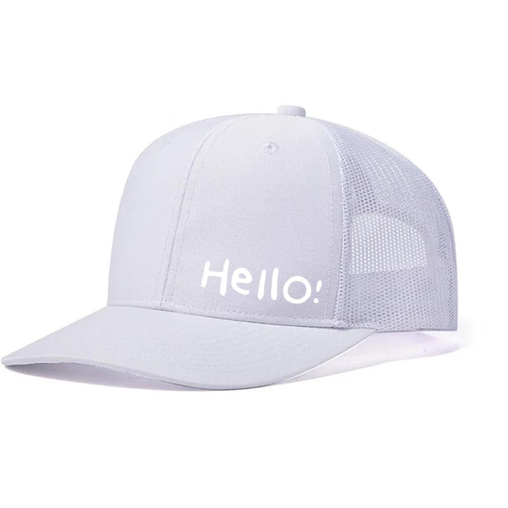 Casual Mesh Baseball Cap With Adjustable Fit For Summer Sun Protection