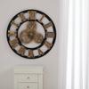 3D Retro Gear Wall Clock Silent Large Living Room Wall Clock Home Decoration Industrial Style Clock