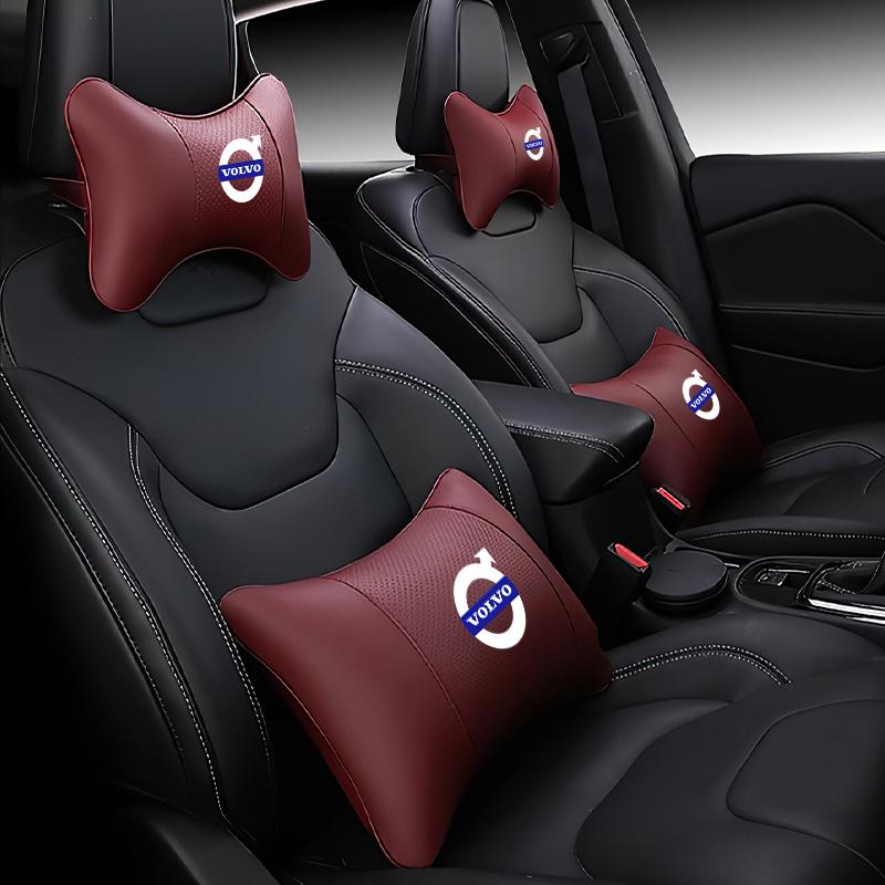 Autokopfstützen-Nackenkissen Auto-Innenraumkissen Auto-Lendenkissen für Volvo XC90 V90 V60 XC60 V40 S80 S60 S90 C40 XC40 V70 XC70