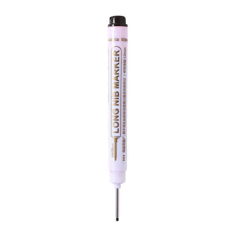 

1PC Long Needle Marker Pen Waterproof Deep Hole Metal Bathroom Woodworking Tile Screw 20mm Dash Pen Marker Pen чёрный