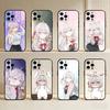 Anime Cute A-Alya Phone Case For iPhone17,16,15,14,13,12 Plus,Max Soft Silicone Black Cover