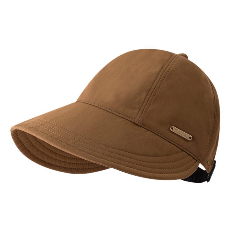 Summer Ladies Wide Brim Fisherman Hat UV Protection Baseball Cap Wide Brim Adjustable Fisherman Cap for Outdoor Sports