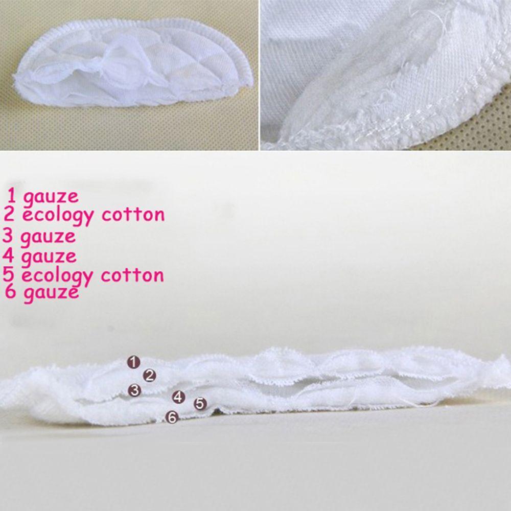 

Ecological Cotton Maternity Anti-overflow Feeding Absorbent Reusable Nursing Breast Pads Washable