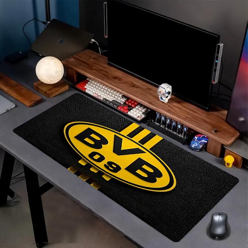 Borussia Dortmund Thema Mauspads, Rutschfeste Gummiunterseite, Multifunktionales Büro- & Wohnaccessoire, Perfekt zur Personalisierung des Arbeitsplatzes.