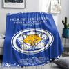1pc leicester city Print Flannel Blanket, High quality Comfortable for All Seasons, Home Decor, Warmth and Comfort, Perfect for Christmas Gifts69