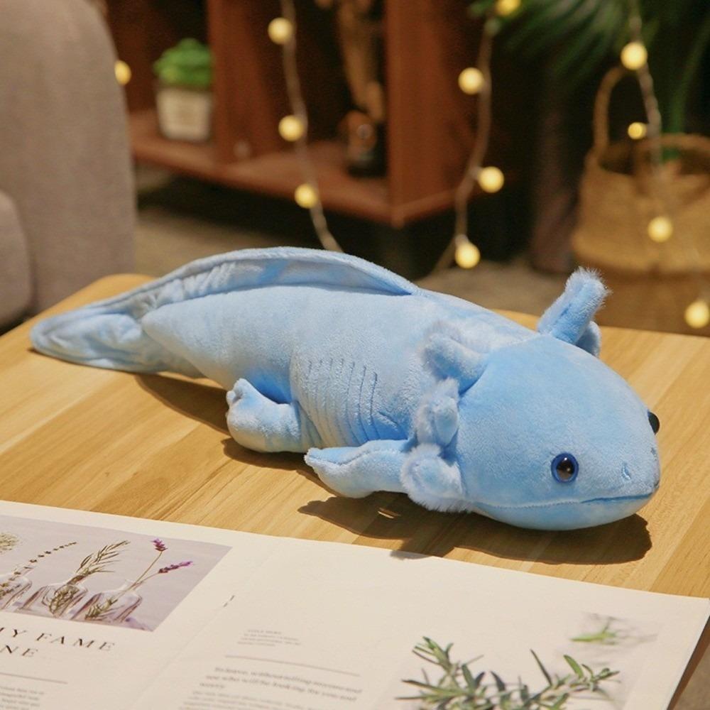 23/45cm Nuevo Peluche de Tritón Salamandra Muñeca Axolotl Linda Almohadas Suaves Rellenas Multicolor Vibrante Colgante Llavero Cojín para Habitación Sofá Regalo