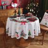 New Tablecloth Christmas with digital print, waterproof, for round dining tables, New Year decoration