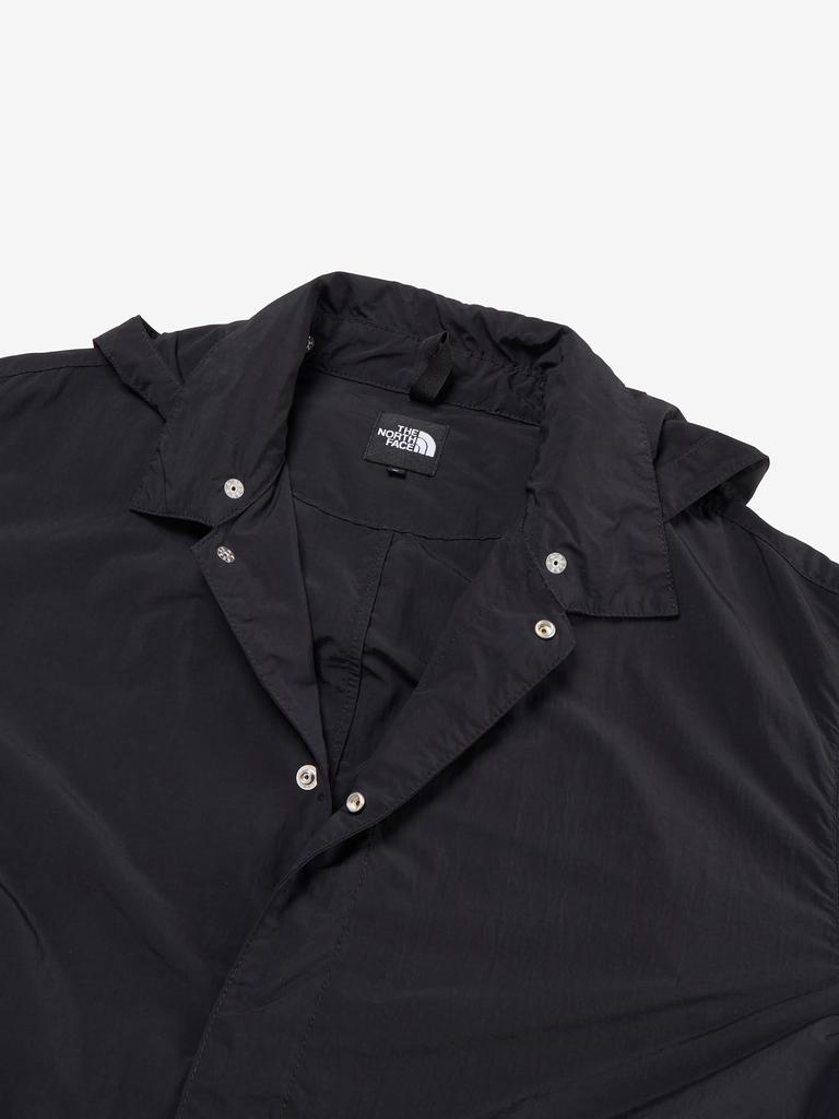 The North Face Roll Pack Journeys with Stowable XL Men's Coat, Water-Repellent, Packable, Hood, Black,