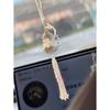 Rhinestone Gourd Butterfly Car Rearview Mirror Hanging Pendant For Women
