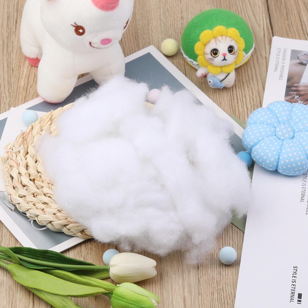 Throw Pillow 3D Hollow PP Cotton Wool Filler Toy  Polyester Stuffing 2024 Wool Filler Stuffing