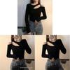 Spring Off Shoulder Tshirt For Women With Embroidered Detailing And Oversize Fit