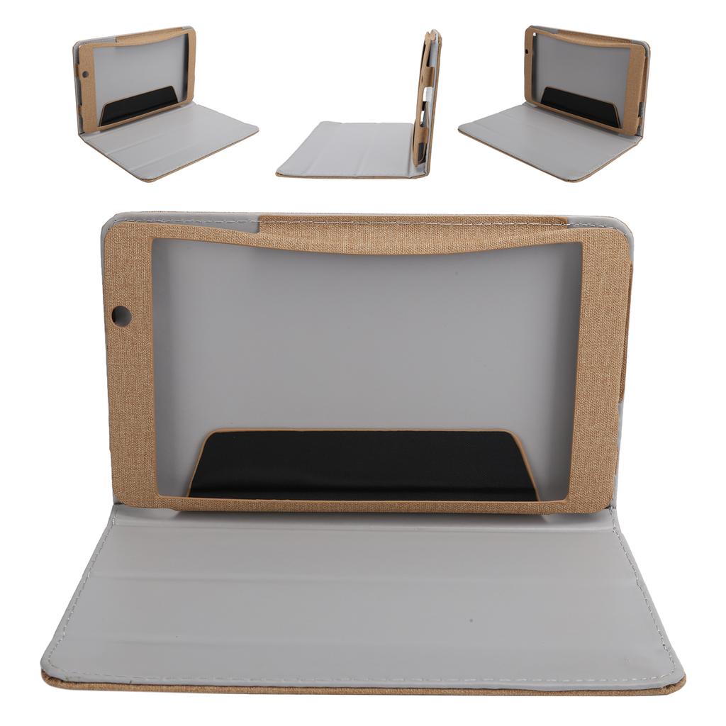 Tablet PU Case AntiFall AntiSlip Stand Cover Computer Supplies for   iplay 8T(Black )