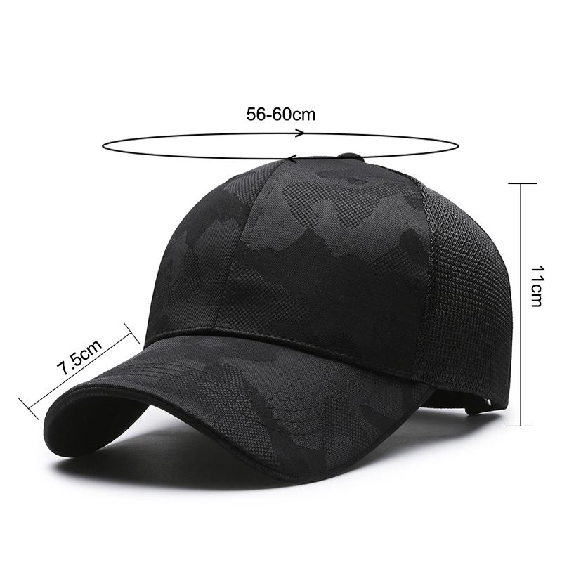 Summer Outdoor Mesh Breathable Baseball Cap Men's Casual Sunscreen Cap