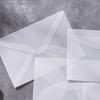 50Pcs/Pack Matte Frosted Vellum Paper Envelopes Simple Wedding Invitation Pouch  for Photos Storing