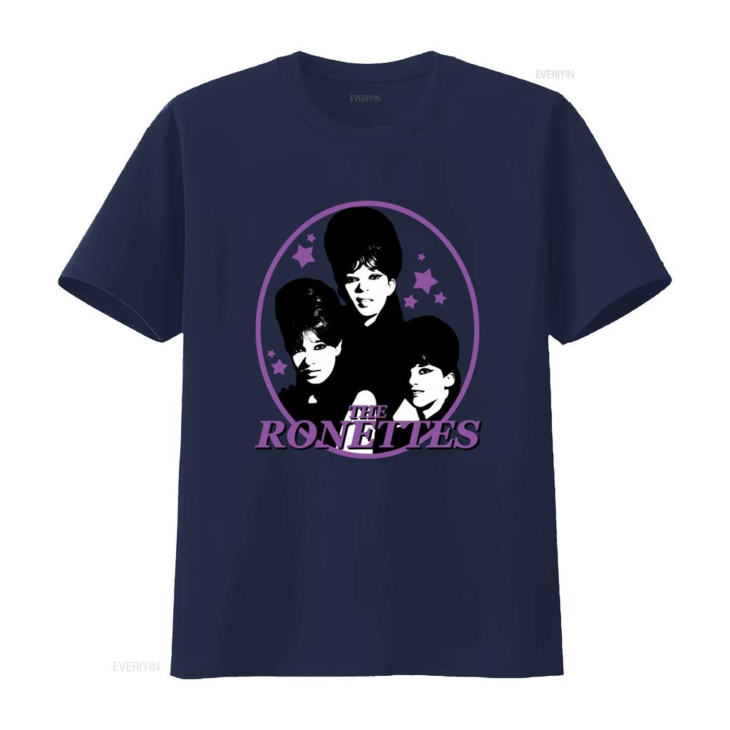 Retro Style Ronettes The Group Print Mens T Shirt Vintage Washed Designer Clothes Fashion Homme Stretched Unisex Graphic