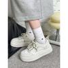 Hot-selling Summer New Thick-soled Casual Board Shoes Mesh Breathable Versatile Little White Shoes 3862