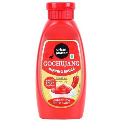 Urban Platter Koreanische Gochujang-Dip-Sauce, 320 g (Scharfe Umami Chilisauce als Gewürz zum Dippen)
