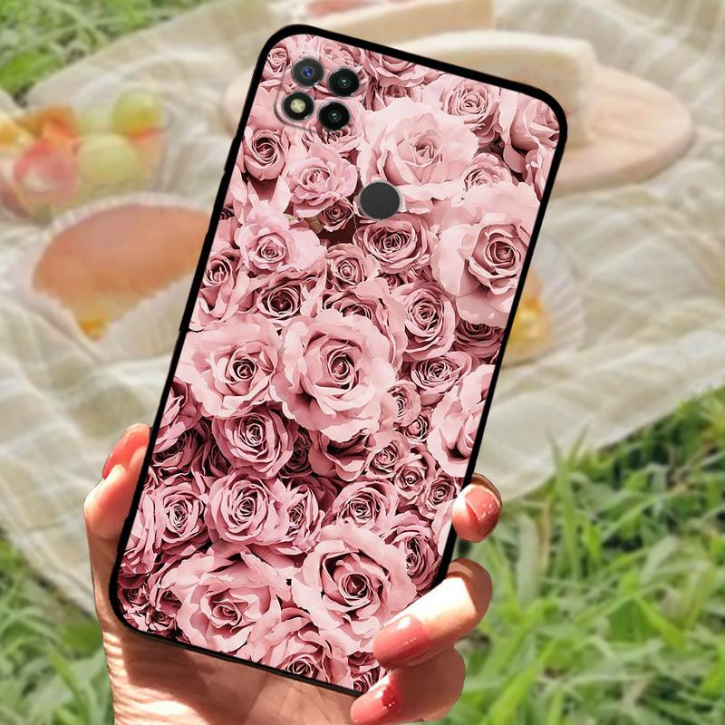 Pour Redmi 9C NFC Coque Mode Luxe Silicone Arrière de Téléphone Pour Xiaomi Redmi 9A 9C 9T Étuis Souples Anti-Choc Fundas Pare-chocs