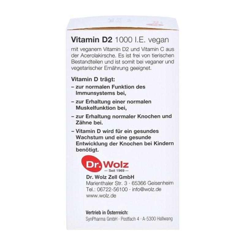 Dott. Bolts Vitamina D2 1000 UI. 60 Capsule Vegane