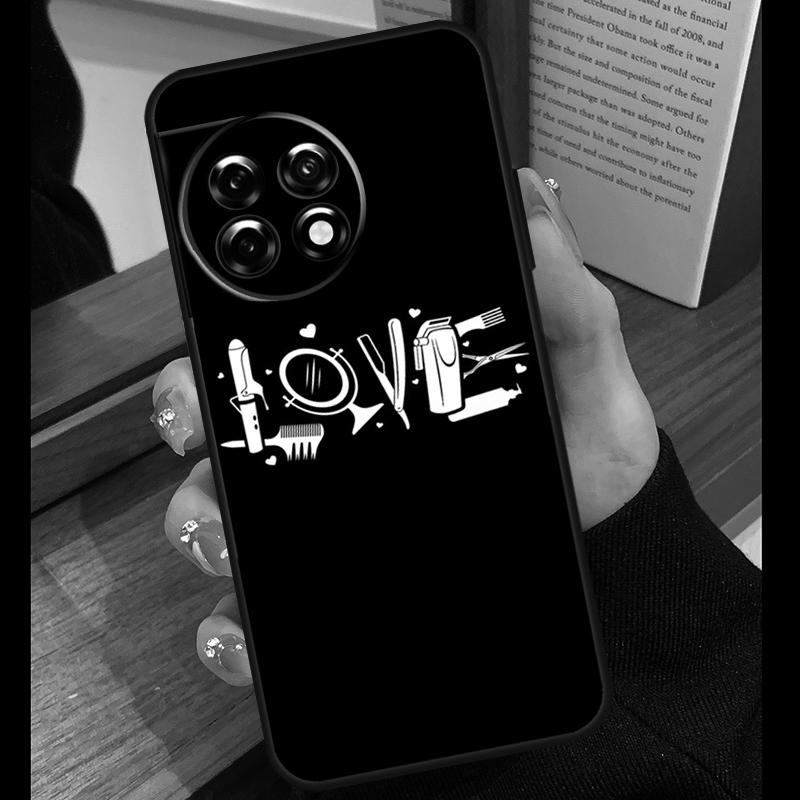 Barber Shop Hair Stylist Tools Case For OnePlus Nord 5 CE 2 3 4 Lite N20 N30 OnePlus 15 R 13R 12R 10T 13T 10 11 12 13 Cover