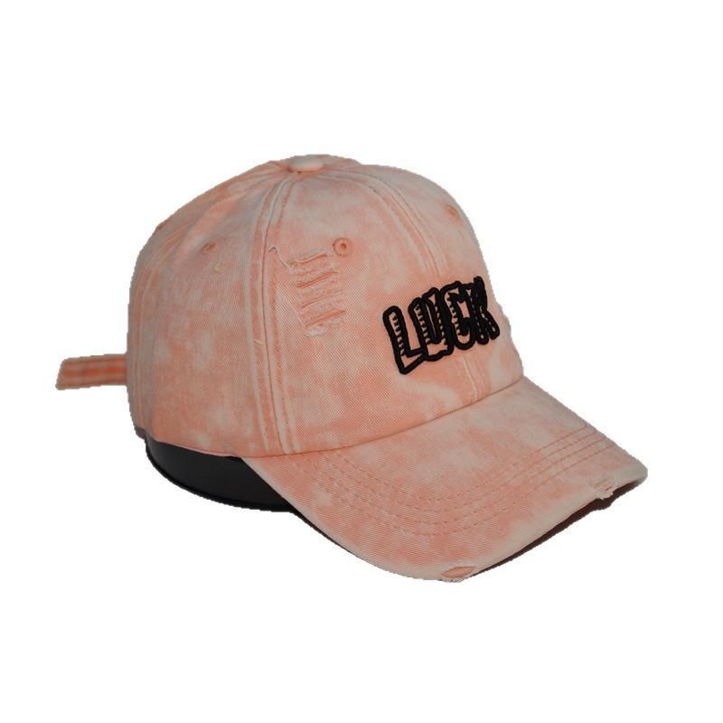 Vintage Cotton Baseball Cap With Embroidery And Wide Brim For All Seasons