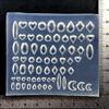 Flexible Silicone Nail Art Molds Silicone Texture Nail Art Stencil Crafting Molds for Repeated Use In Creative Designs