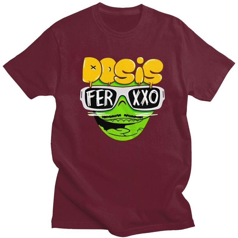Custom Classic Pop Singer Feid Ferxxo T Shirts Men Short Sleeve Tshirts Streetwear Tee Slim Fit Tshirts Merch