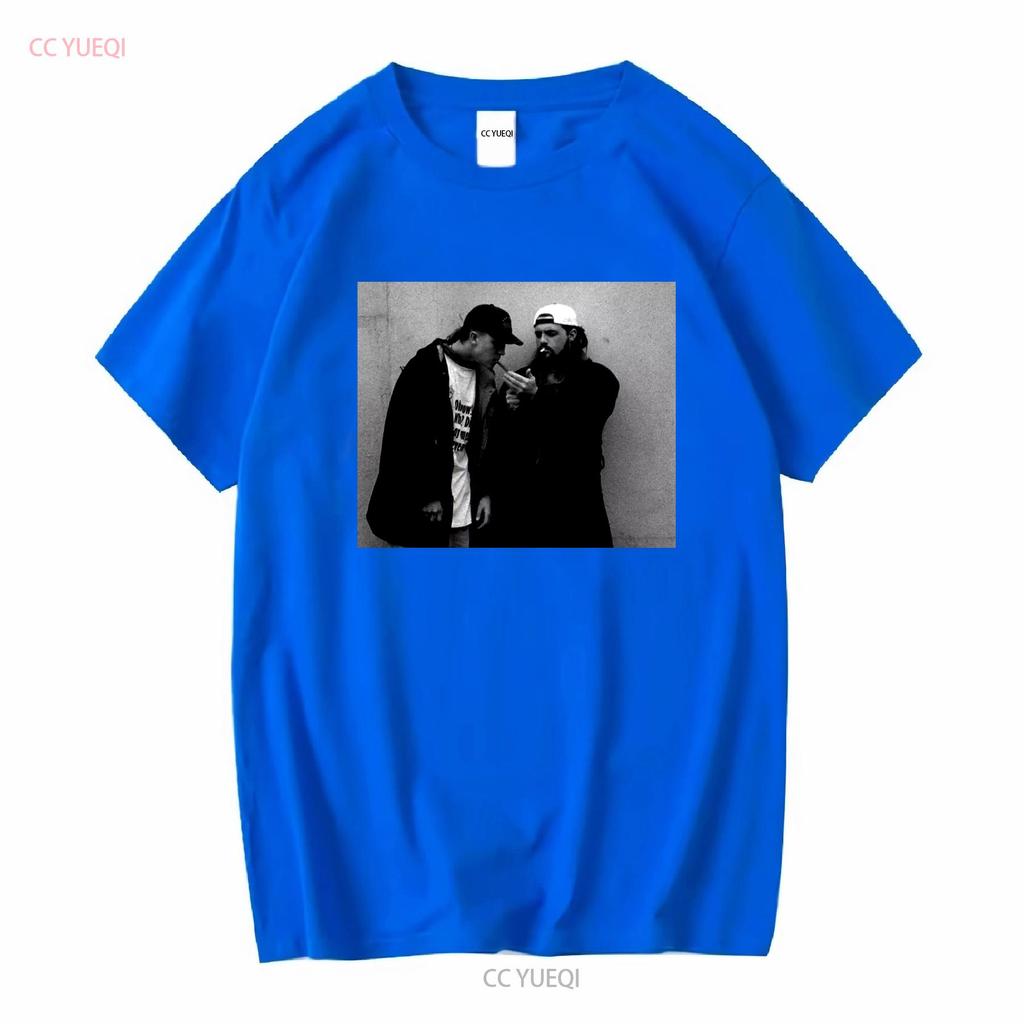 Clerks Cult Classic 90s Comedy Movie Fan Funny Jay and Silent Bob Black T Shirt Vintage Washed Comfortable Versatile Unisex