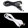 USB To DC5.5x2.5mm Adapter Cable Safe Charging Power Cable DC5.5x2.5 Cable Straight / Curved Head Multiple Protections