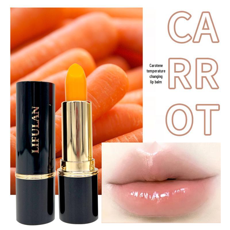 Color-Changing Carotene Lipstick: Temperature-Activated, Moisturizing Makeup