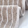 4 Piece Luxury Striped Towel Set - Quick-Dry & Highly Absorbent for Home, Hotel, Spa - Includes Bath, Hand & Washcloths