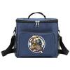 Student LunchBox Portable Cooler Shoulder Lunch Bags Thermal Organizer Handbag Outdoor Camping Storage Boxes Samurai Pattern
