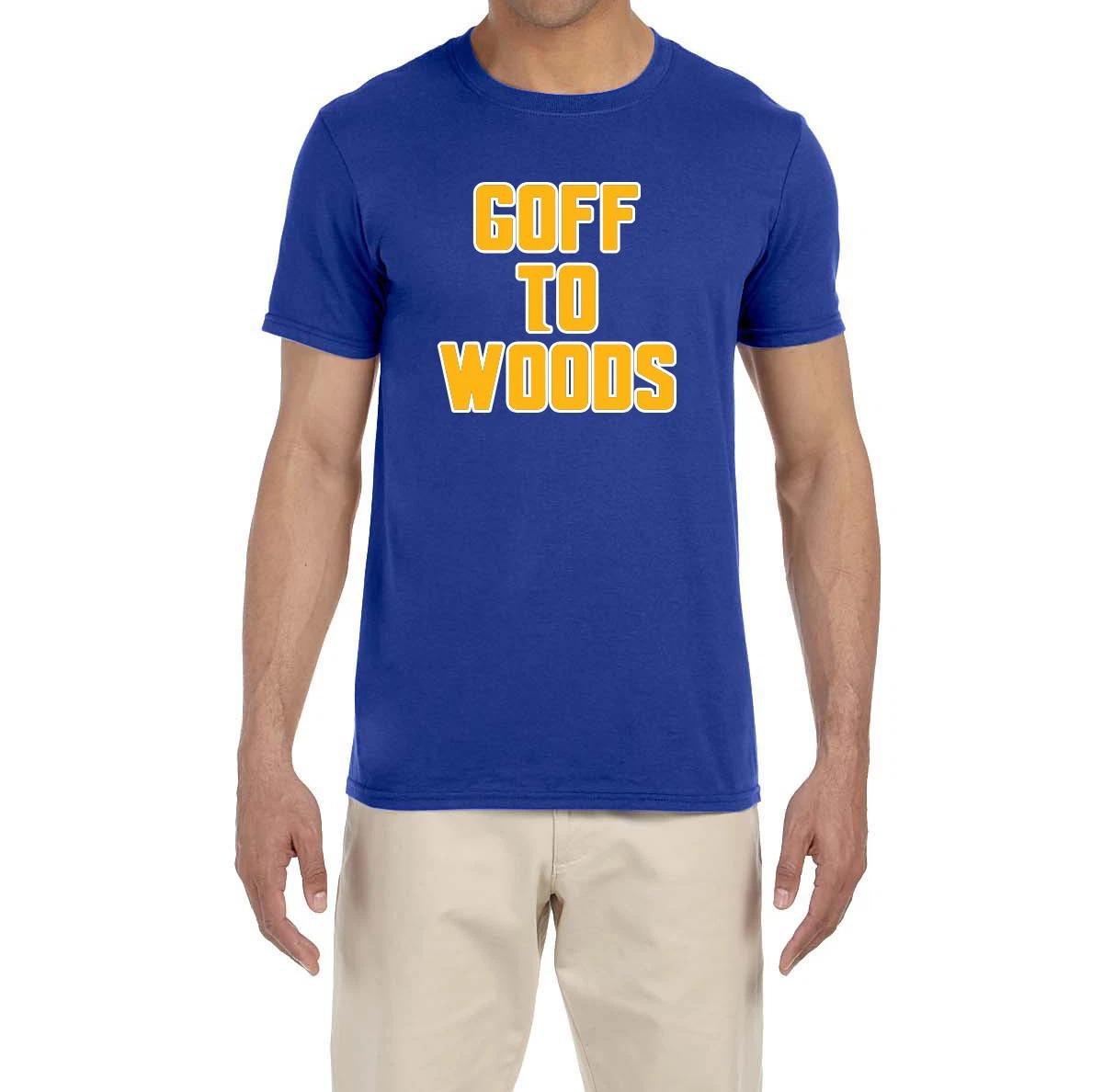 Los Angeles Rams Jared Goff To Robert Woods T-Shirt L